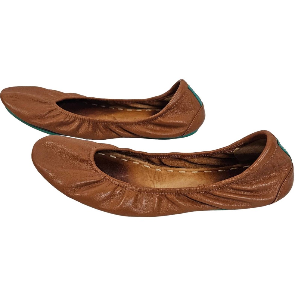 Tieks Brown Leather Flats